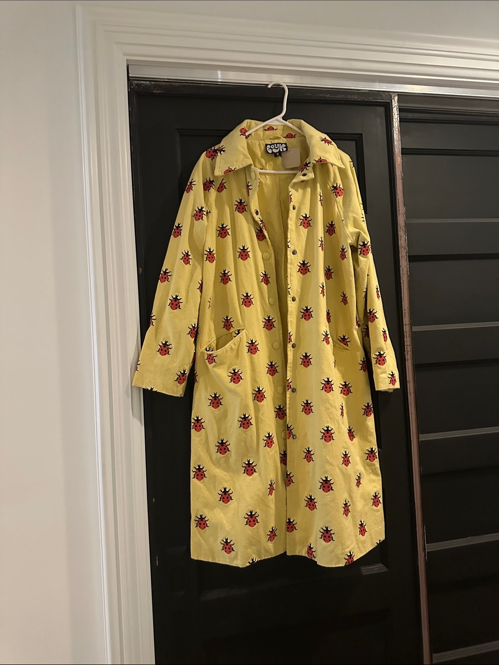 Boyko Madi Core Coat Yellow with Ladybugs - Picture 3 of 6